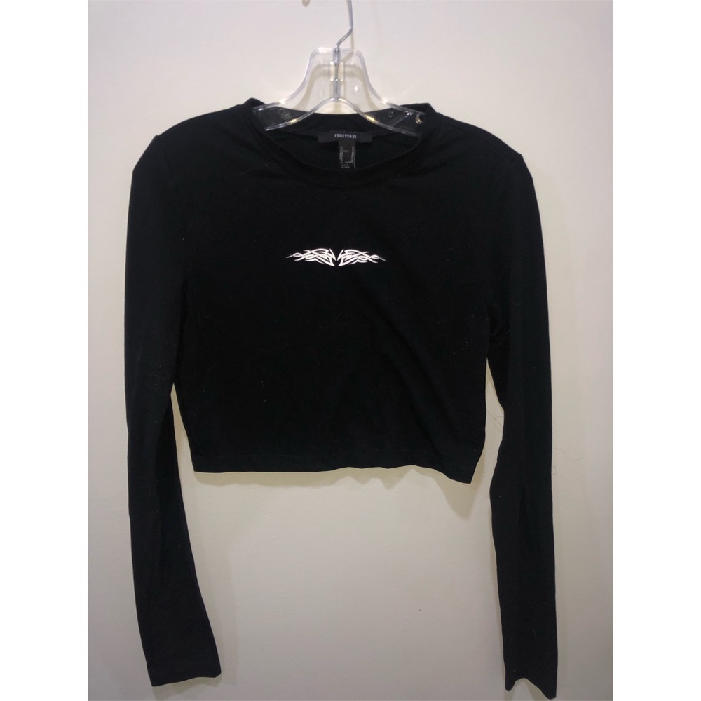 Forever 21 black croptop
